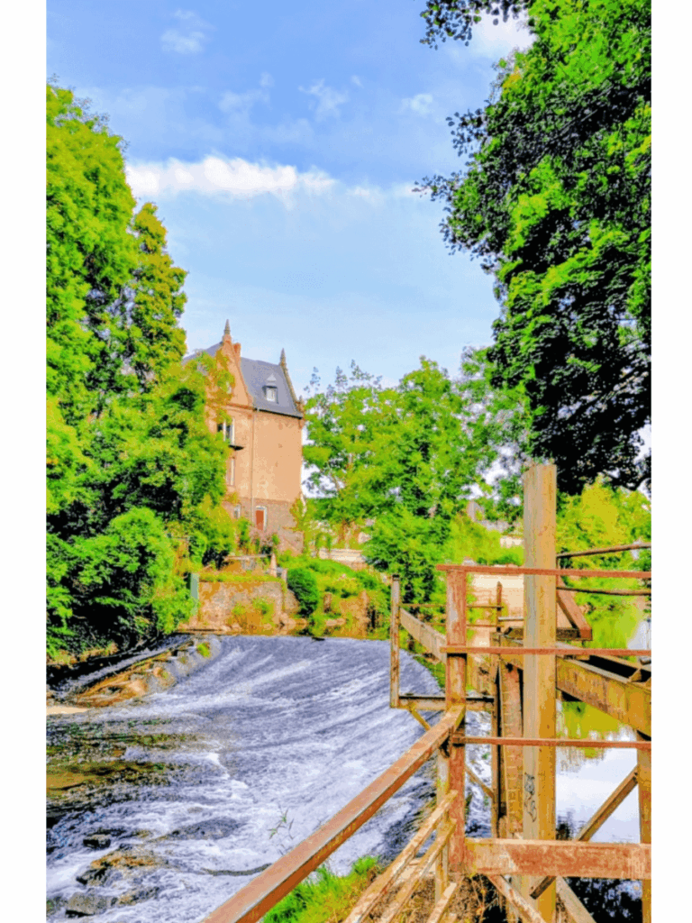 Wehr in Gemünd am Urftsee im Nationalpark Eifel