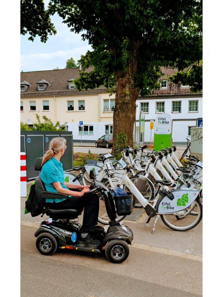 Abholstation Eifel-Bike in Gemünd im Nationalpark Eifel