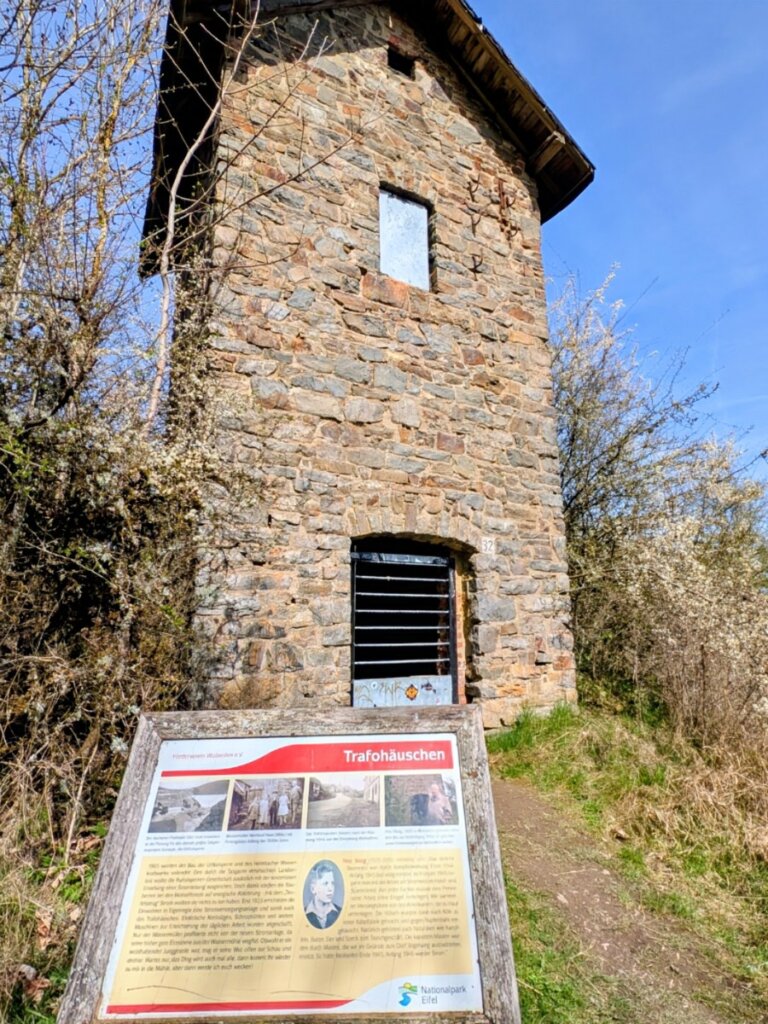 Trafohäuschen im ehemaligen Dorf Wollseifen
