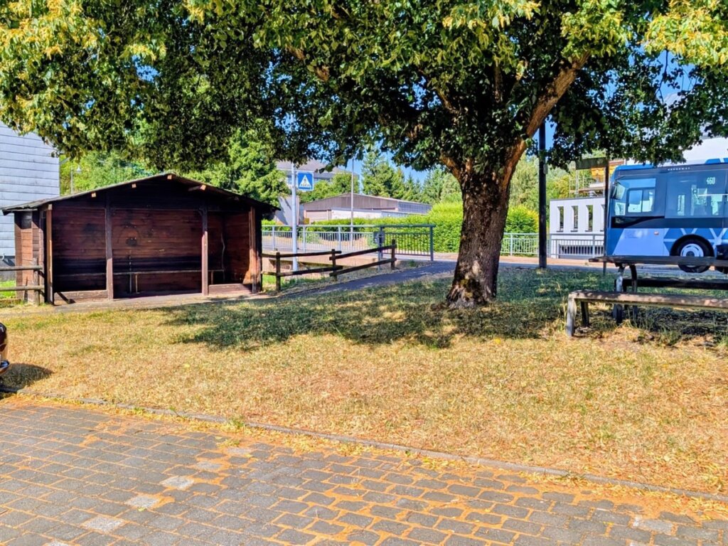 • Arzfeld Irrhausen Rollstuhl am Startpunkt