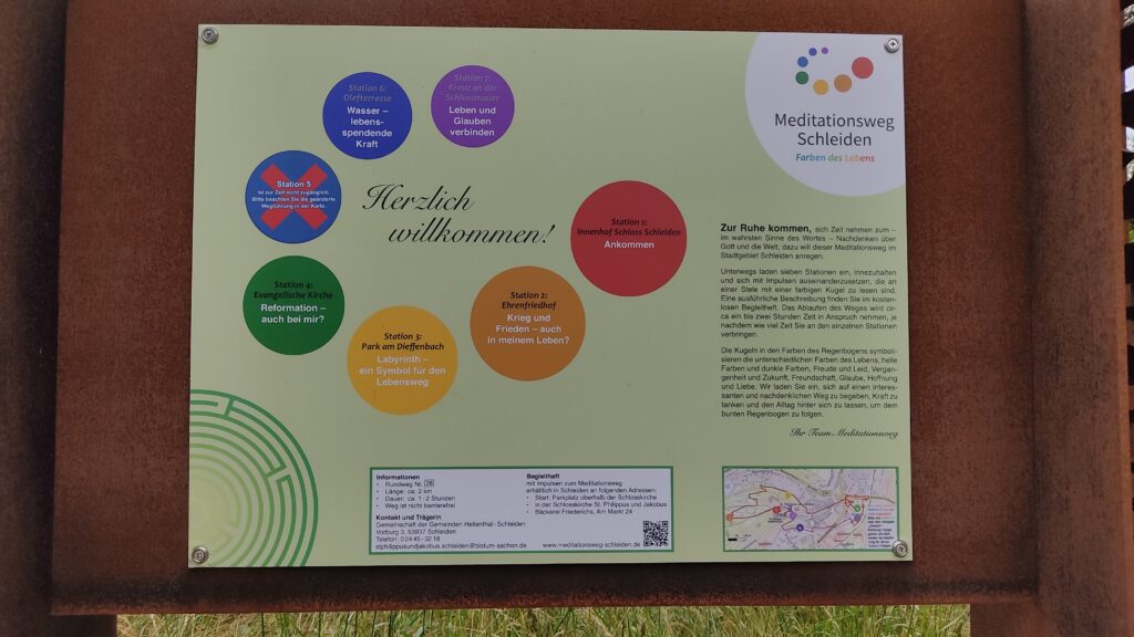 Meditationsweg in Schleiden.