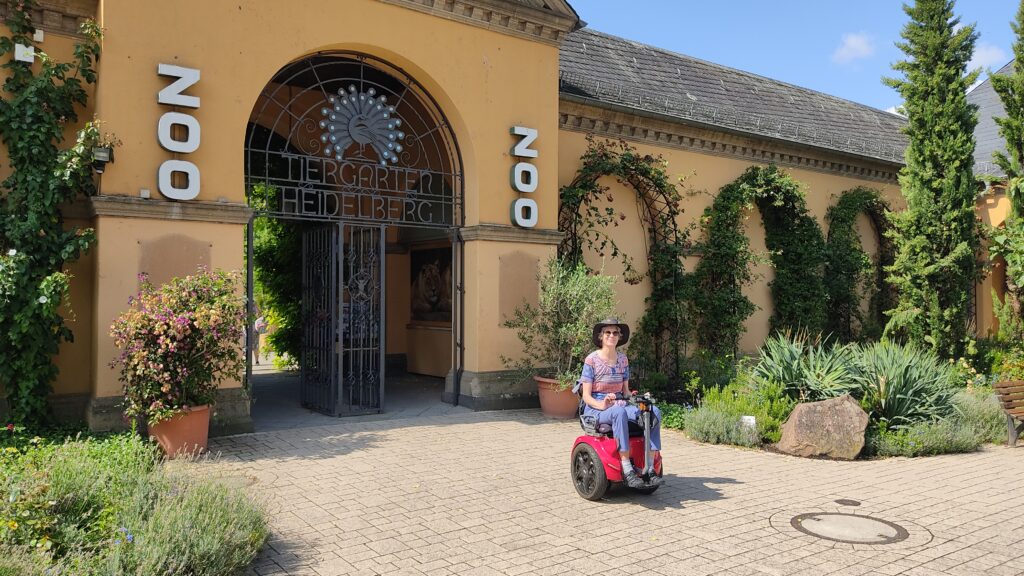 Eingang zum Heidelberger Zoo.