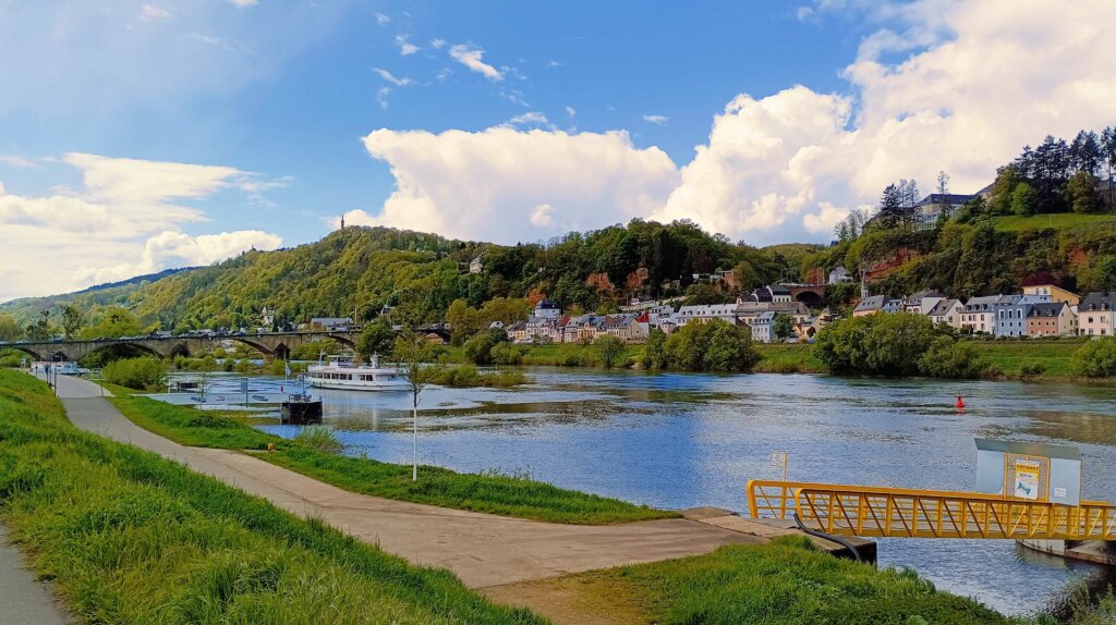 Ausblick auf die Mosel in Trier