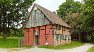 Armenhaus im Freilichtmuseum Detmold.