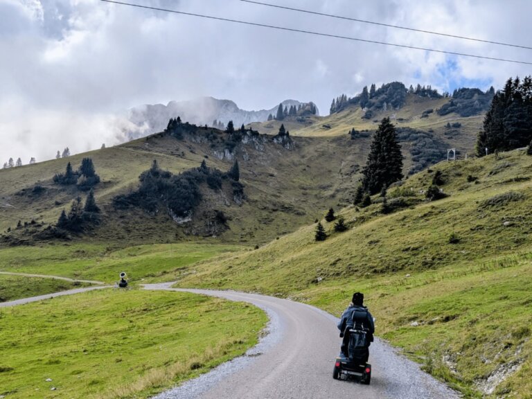 Barrierefreier Wanderweg am Hahnenkamm in Reutte